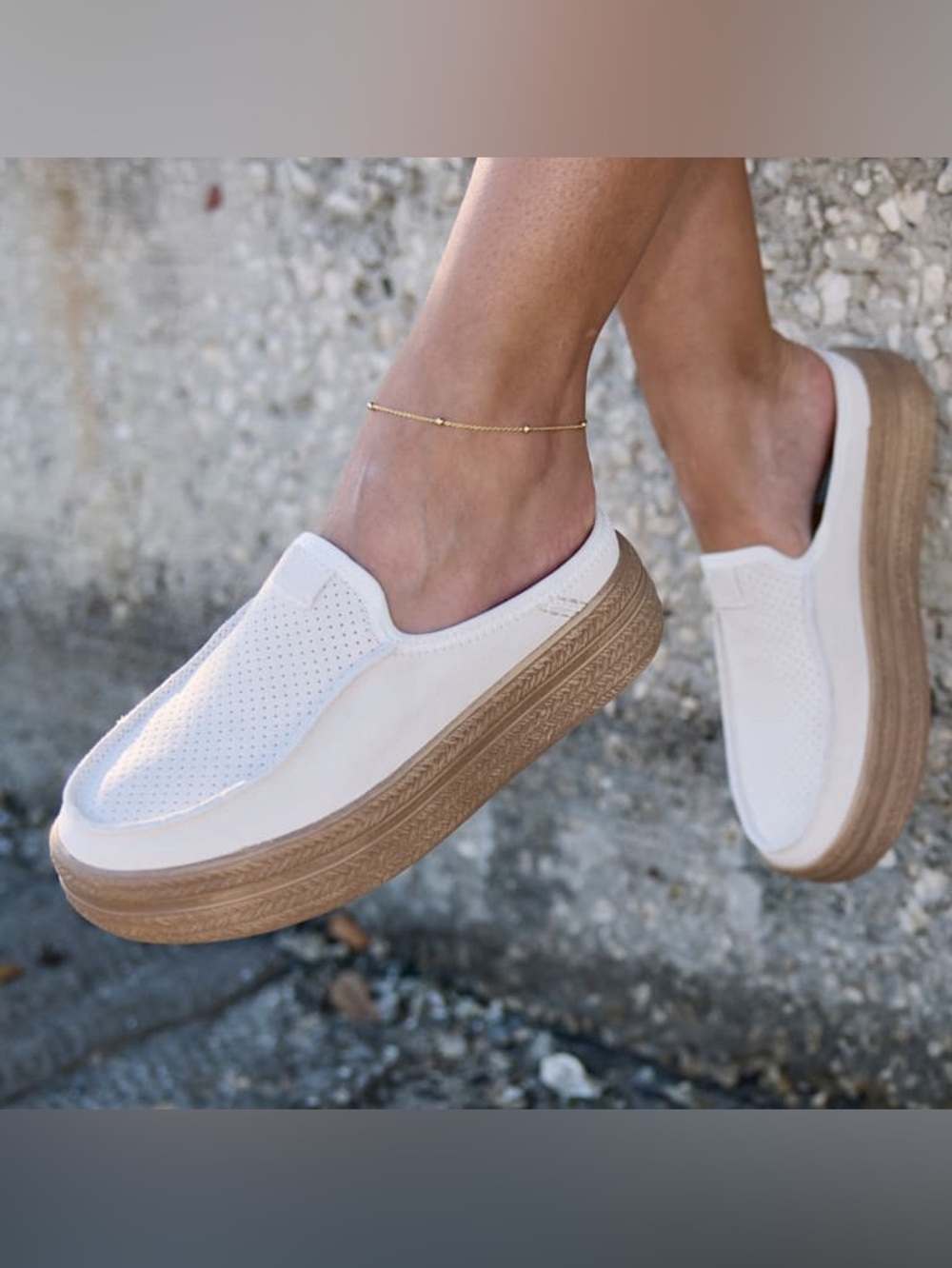 NEW IN BOX HEYDUDE Canvas Slip-On Platform Austin Lift Espadrille Woven size 8 - Picture 4 of 16